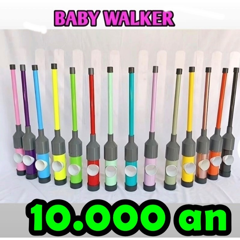 Baby Walker Pipa Paralon Kuat , Pushwalker , alat belajar jalan bayi murah . belajar bayi jalan , ba
