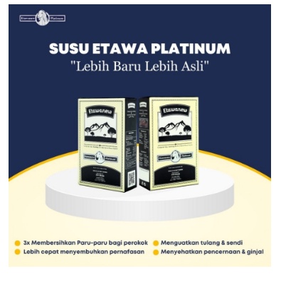 

Terlaris ETAWANEW PLATINUM SUSU KAMBING ETAWA KUALITAS TERBAIK
