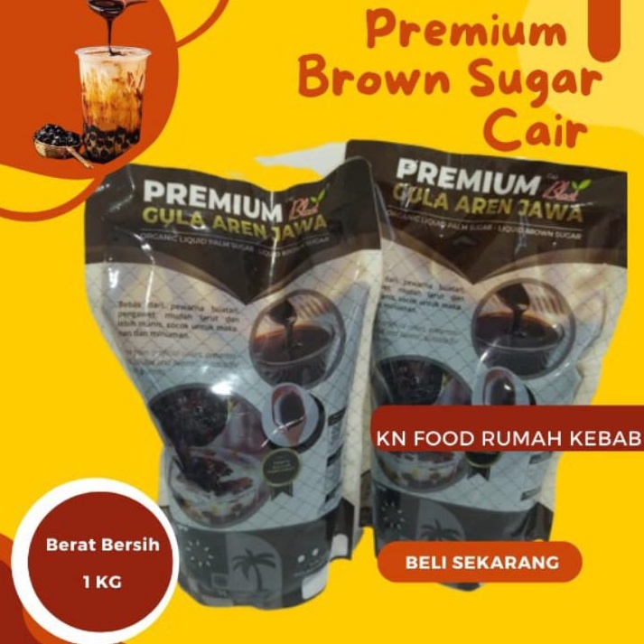 

Terlaris Premium Brown Sugar Gula Merah Cair 1kg Gula Aren