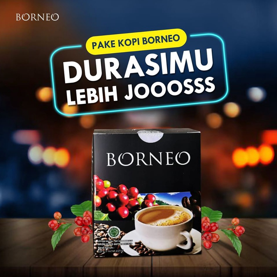 

Termurah Kopi Borneo 5 Sachet Kopi Penambah Stamina