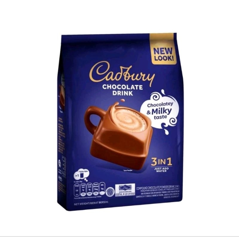 

Cadbury Hot Choco Drink 3 in 1 390g isi 13