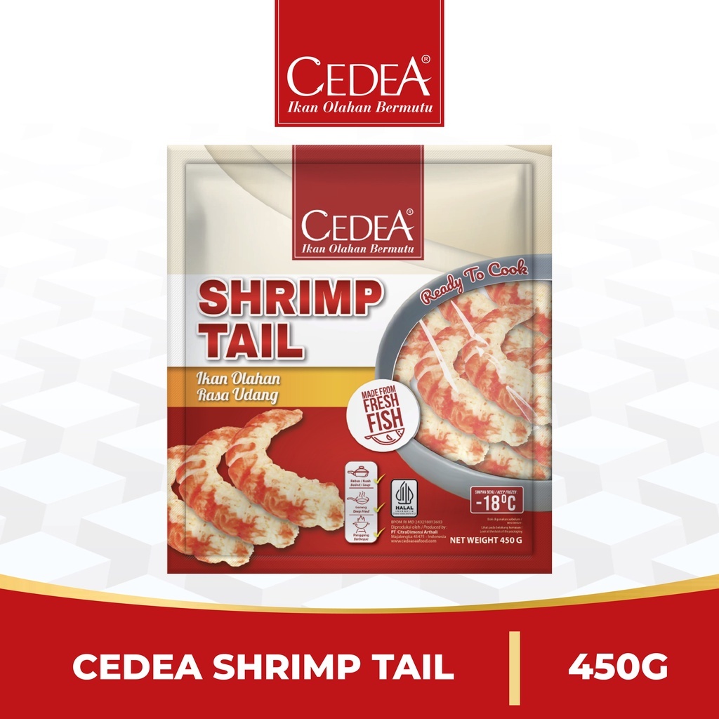 

CEDEA SHRIMP TAIL 450 GR / EKOR UDANG 450 GR
