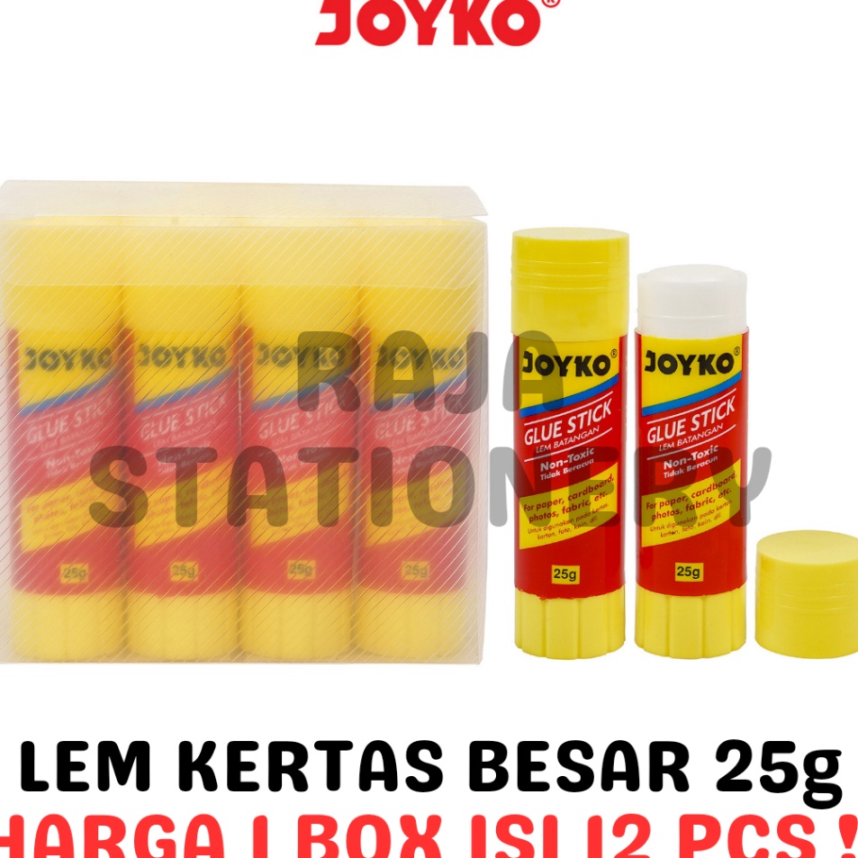 

Terkini JOYKO GLUE STICK 25g JUMBO LEM BATANG STIK JOYKO BESAR KES GS25 LUSIN 12PCS