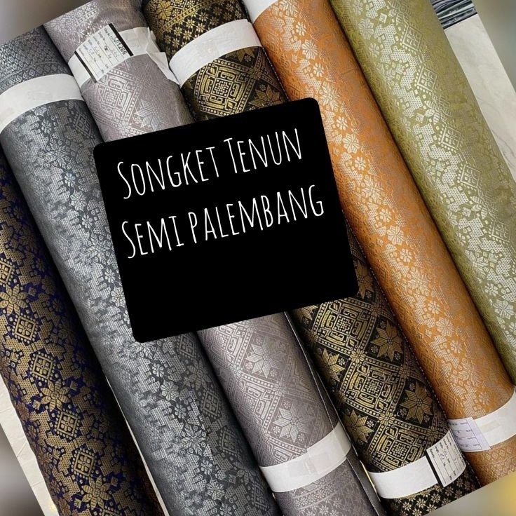 Free Ongkir KAIN SONGKET BAHAN SONGKET SONGKET TENUN BAKAL SONGKET  KAIN ROK SONGKET MELAYU