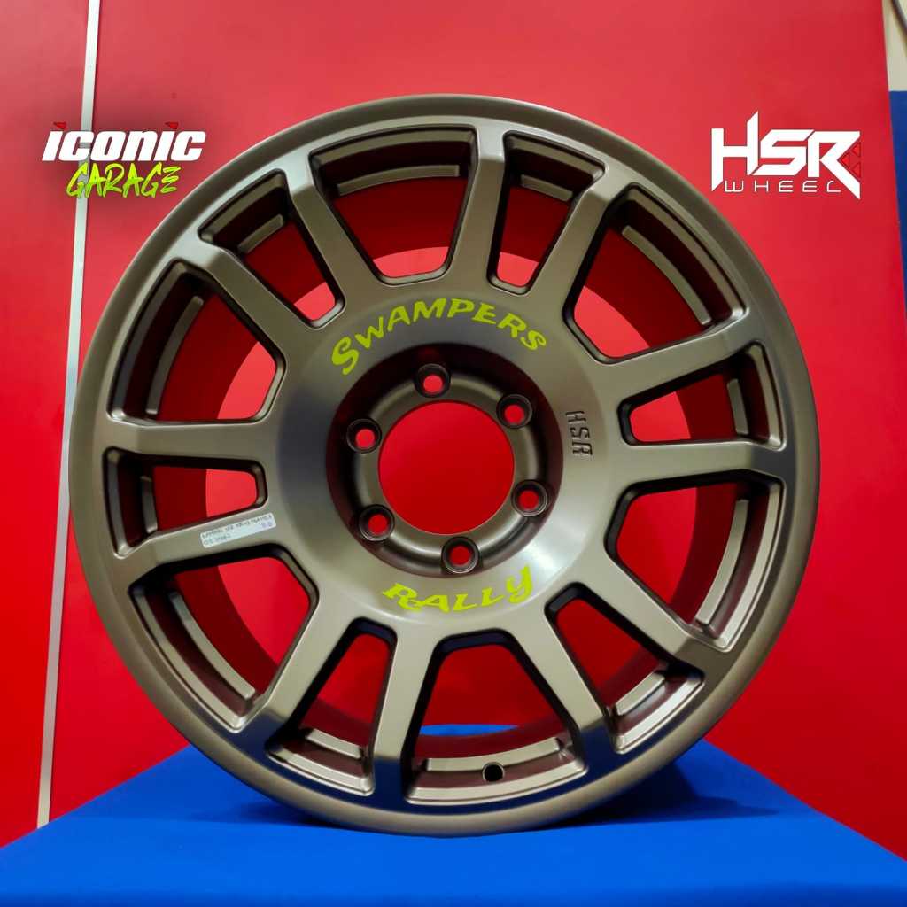 velg mobil pajero,fortuner,hilux,triton,ranger hsr swampers ring18 hole 6