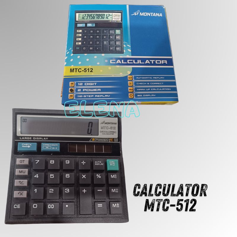 

kalkulator montana mtc 512/ kalkulator 12 digit