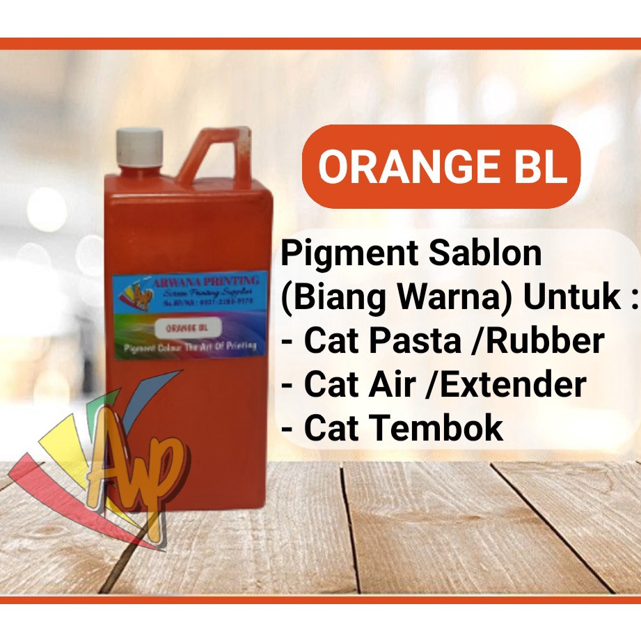 

Biang Warna Sablon Jingga Pigment Orange BL 1kg