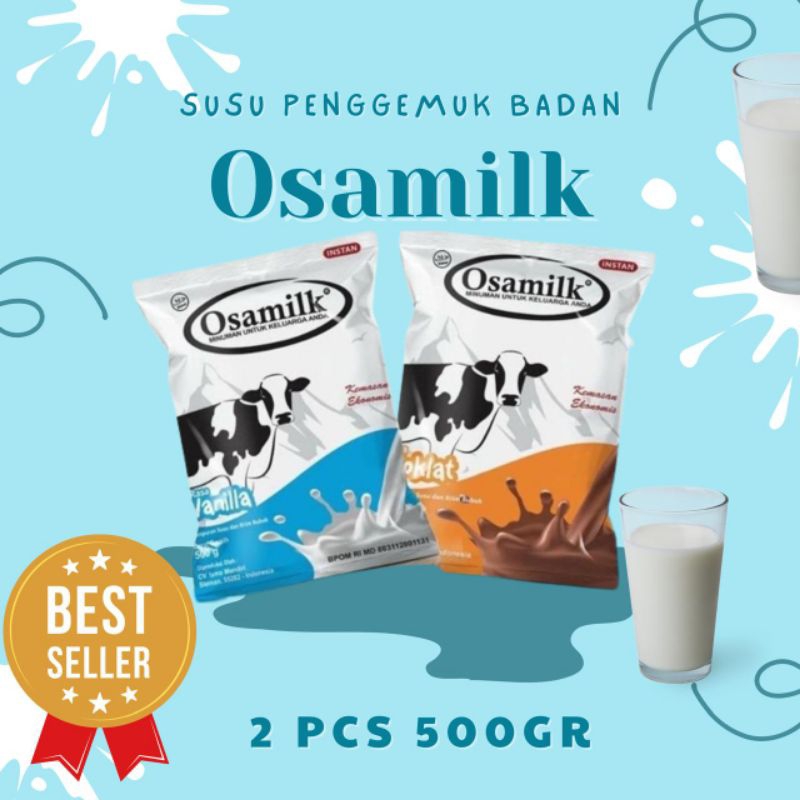 

(Terlaris) 2pcs Osamilk 500gr susu penggemuk badan