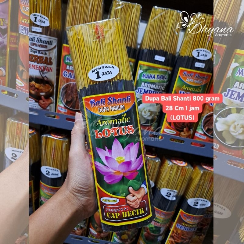 Dupa Buhur Hio Aromateraphy Bali Shanti 800 gram 28 cm Lotus