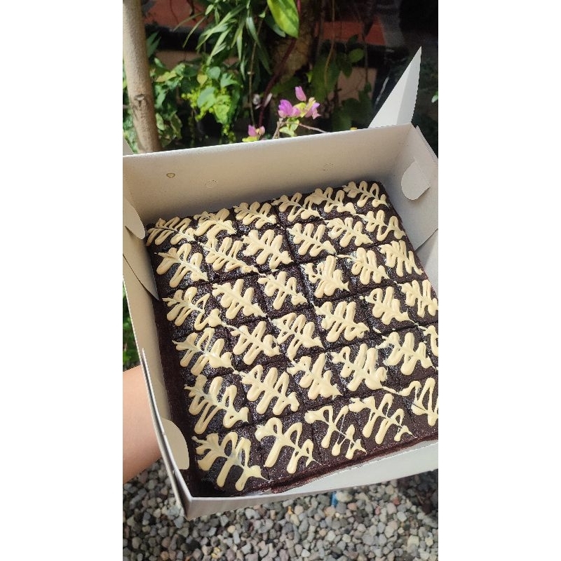 

Fudgy brownies tiramissu