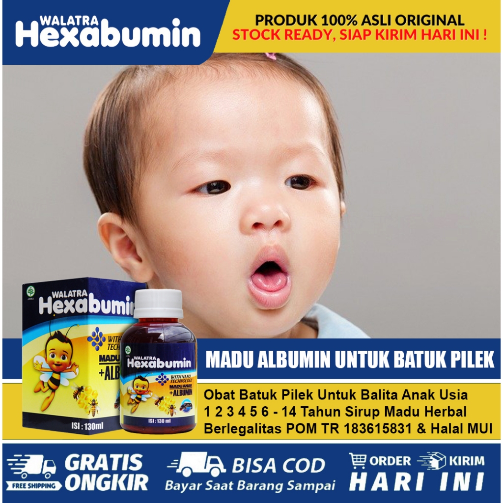 Obat Batuk Pilek Anak 1 Tahun Yang Bagus  | Obat Batuk Cap Walatra Hexabumin