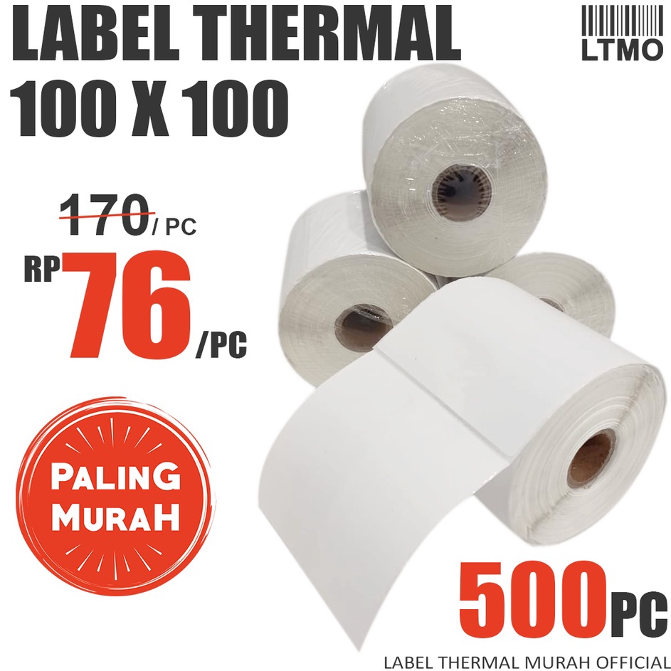 

Buruan Beli Label Barcode MURAH 1 x 1 kes stiker thermal