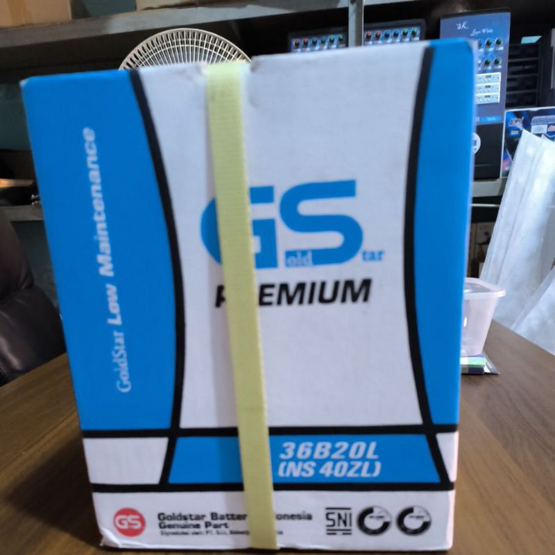 BATERAI GS GOLDSATAR BASAH NS 40ZL NS40ZL AGYA 36B20L