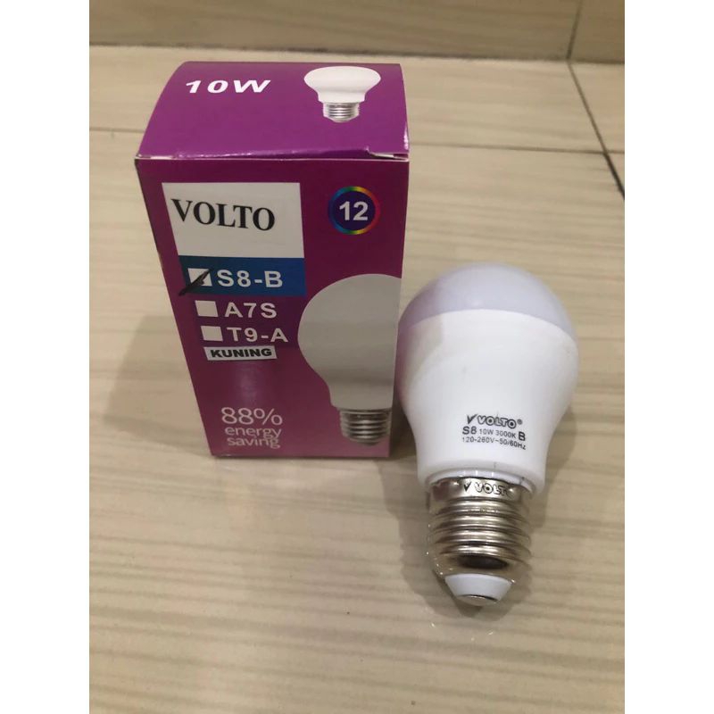 Lampu led kuning bohlam led kuning warm