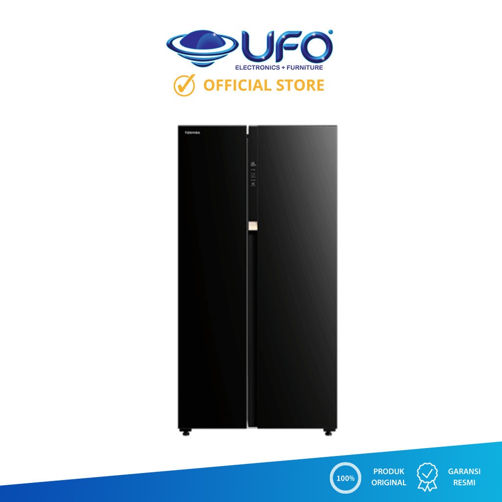 Toshiba Refrigerator Side-by-Side 562 Liter Japan Quality GRRS780WE-PMF(06)