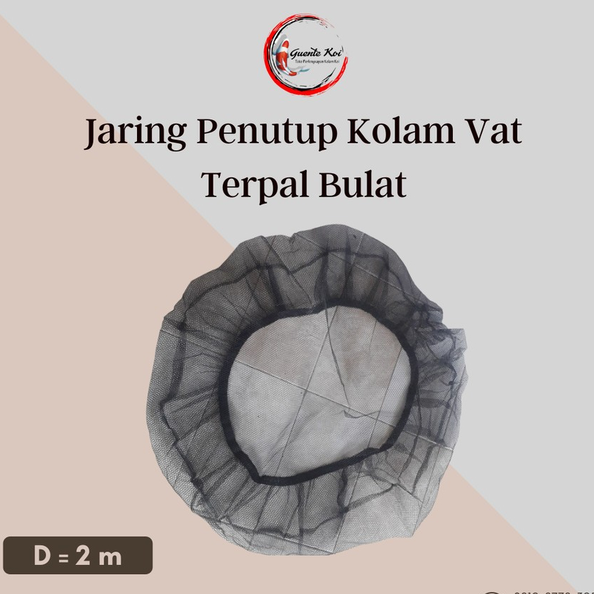 Jaring Tutup Kolam VAT Bak Fiber Kolam Koi Bak Karantina Kolam Koi