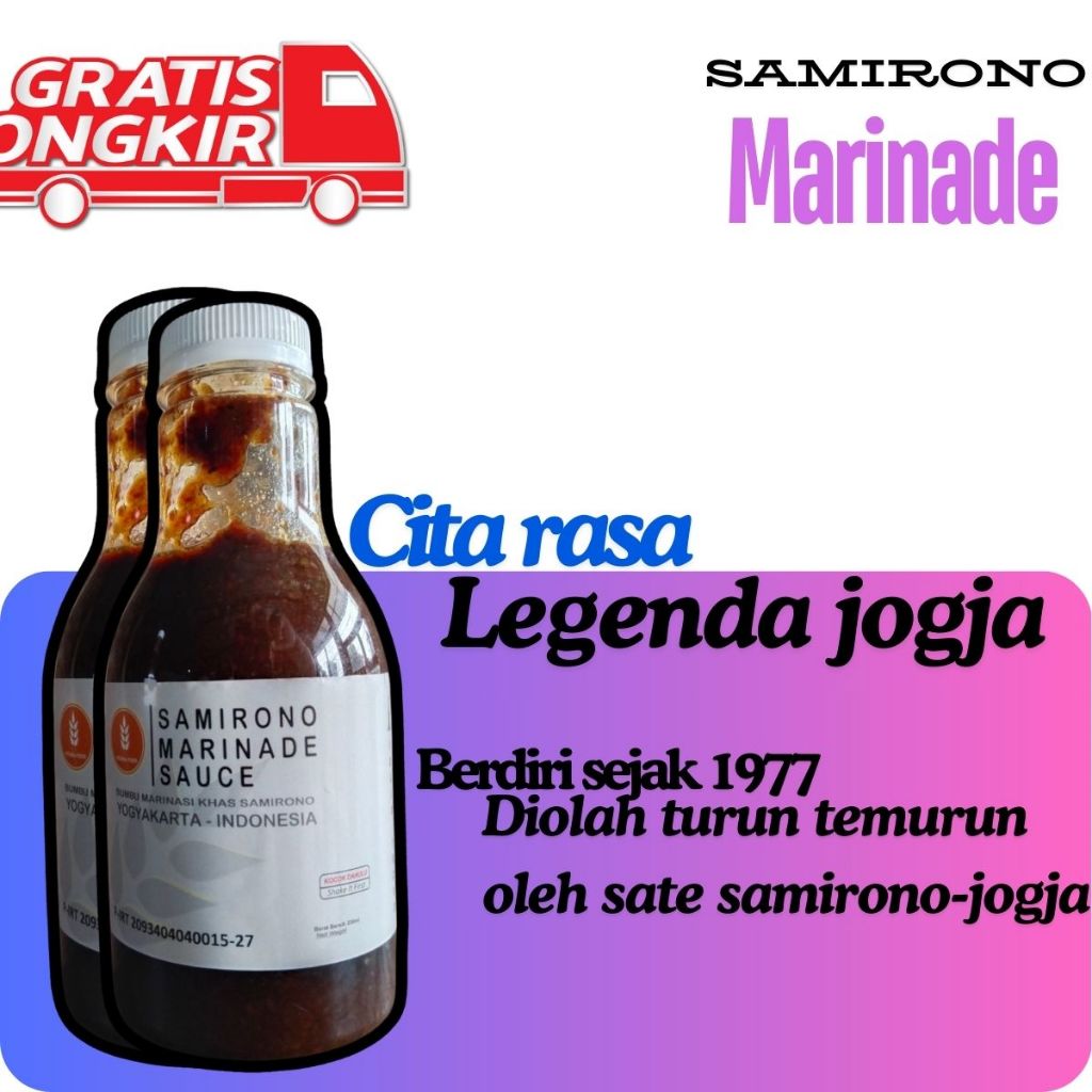 

Bumbu Sate Instan /BISA COD/ bumbu serbaguna / bumbu beef gril Vitaria Food - Samirono 230 ml