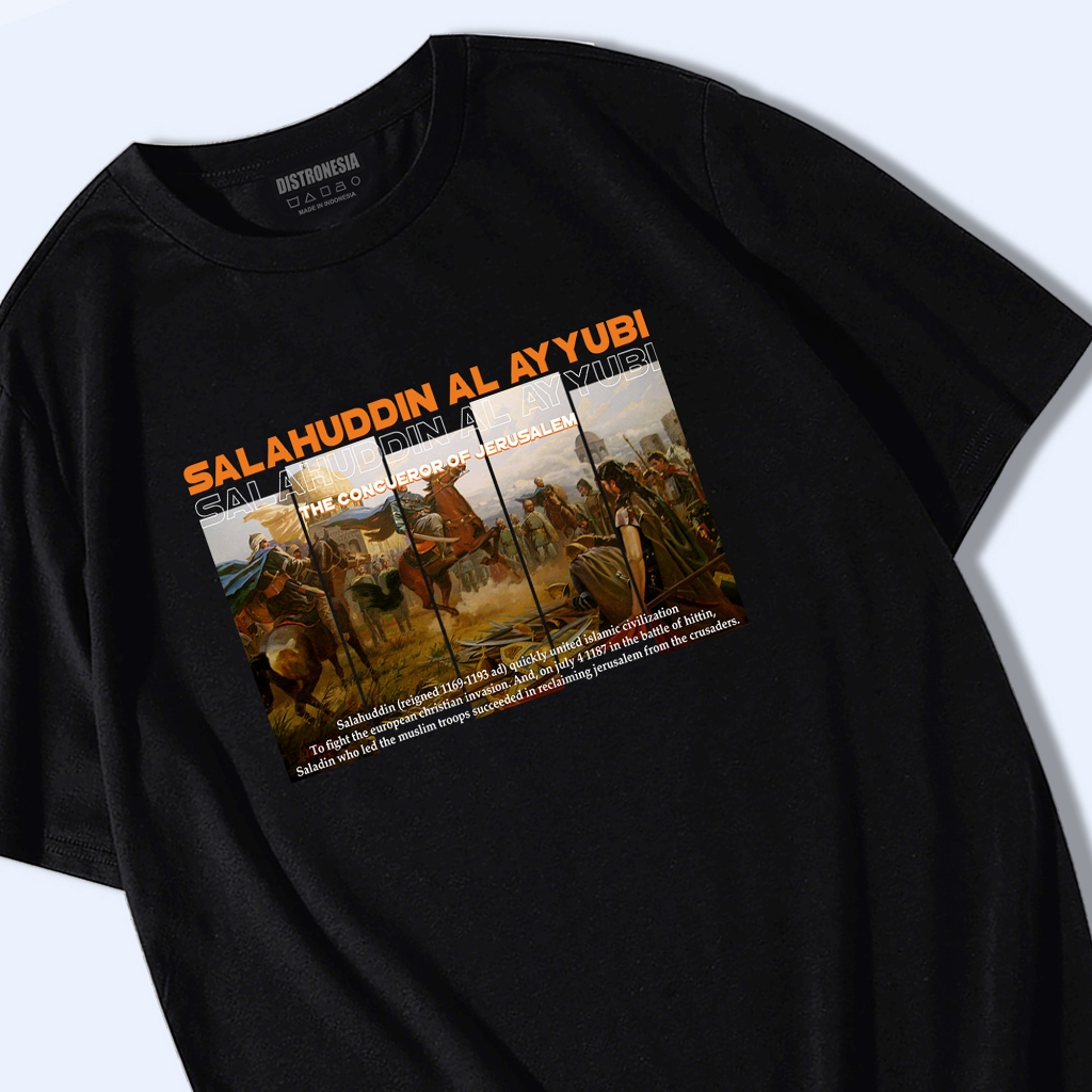 Kaos Salahuddin Al Ayyubi Premium Cotton