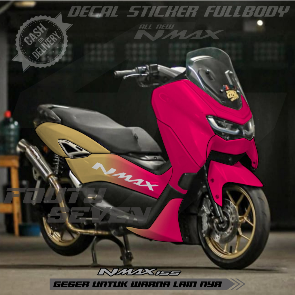 Sticker Decal Nmax New Sticker Striping Full Body Variasi Sticker Nmax Sticker Motor Motif Nmax