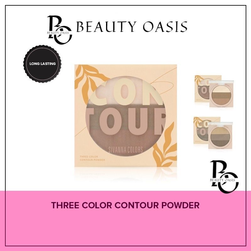 SIVANNA CONTOUR/ THREE COLOR POWDER PALETTE /- SIVANNA HF954