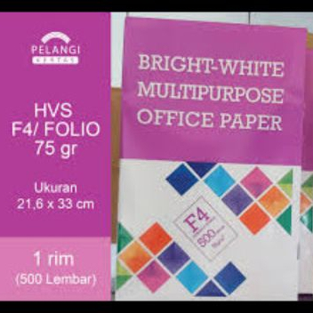 

kertas BMO folio/F4 75gr