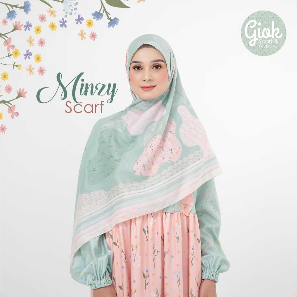 Minzy Scarf by Giok Scarf - Scarf Printing cantik hijab motif