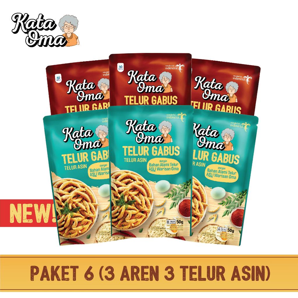 

Kata Oma Telur Gabus Paket 6 New