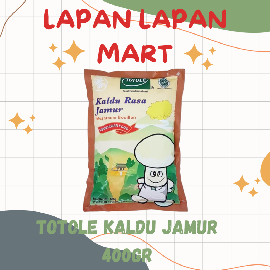 

TOTOLE KALDU JAMUR 400GR