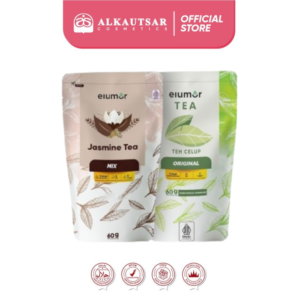 

Elumor Tea Original Isi 30 Kantong + Elumor Jasmine Tea 30 Isi Kantong
