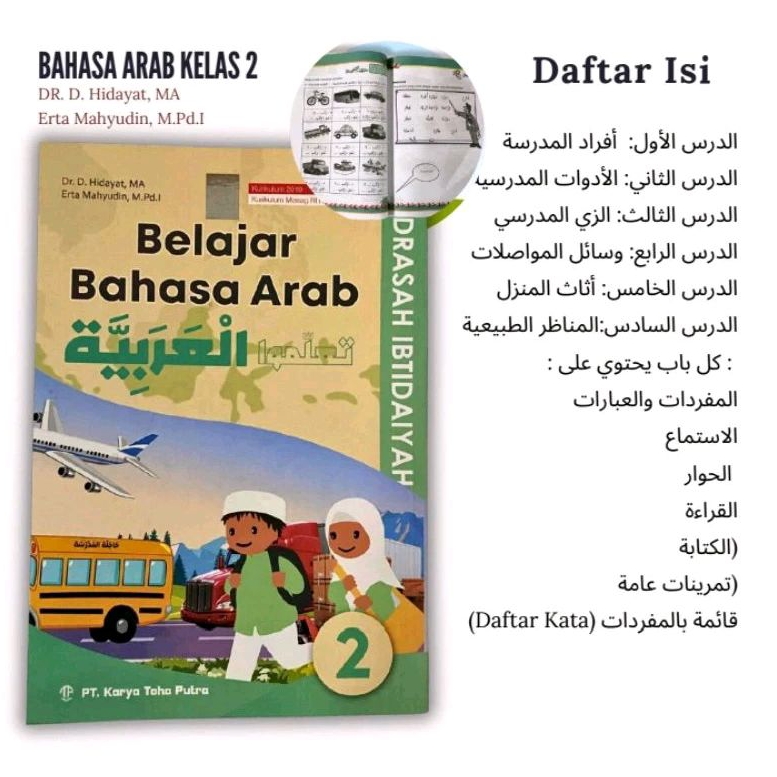 Pelajaran Bahasa Arab Kelas 2 Mi/SD (Toha Putra)