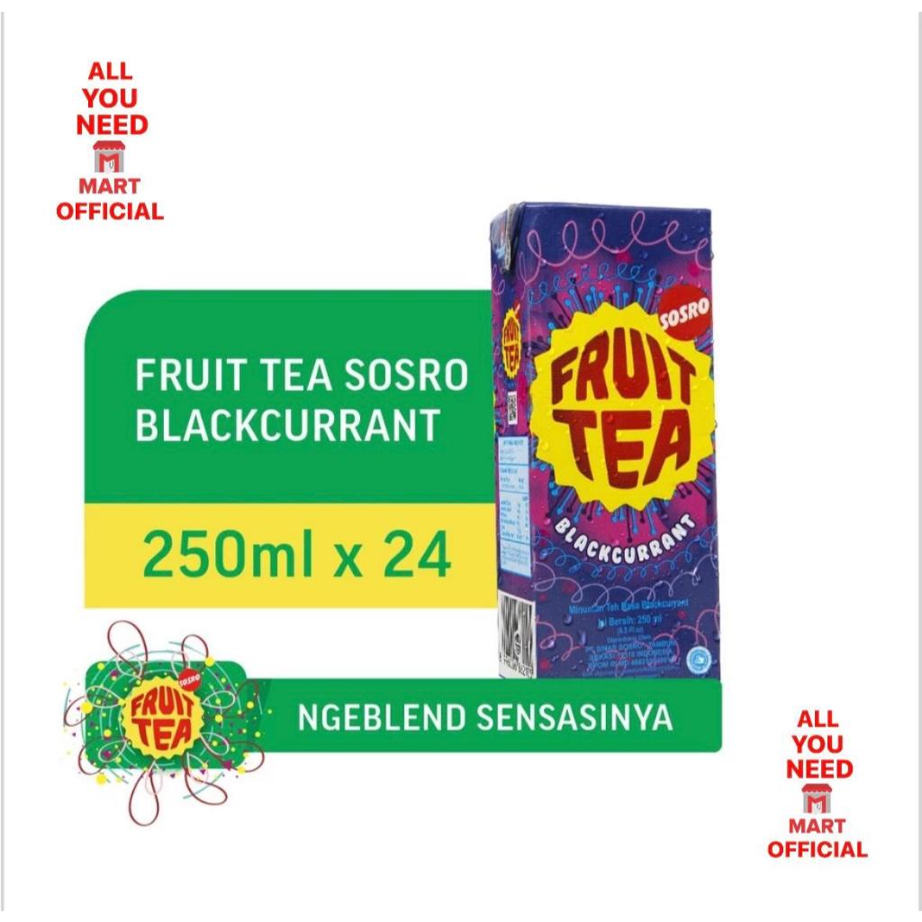 

FRUIT TEA SOSRO KOTAK 250ML ISI 24PCS/DUS EXP MARET 2025