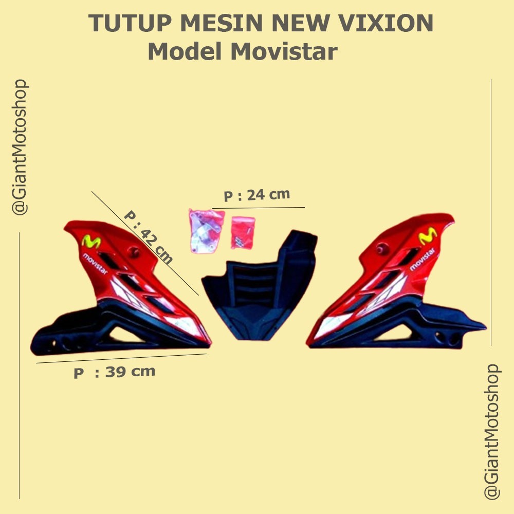 TUTUP/COVER MESIN BAWAH VIXION NEW MOVIESTAR