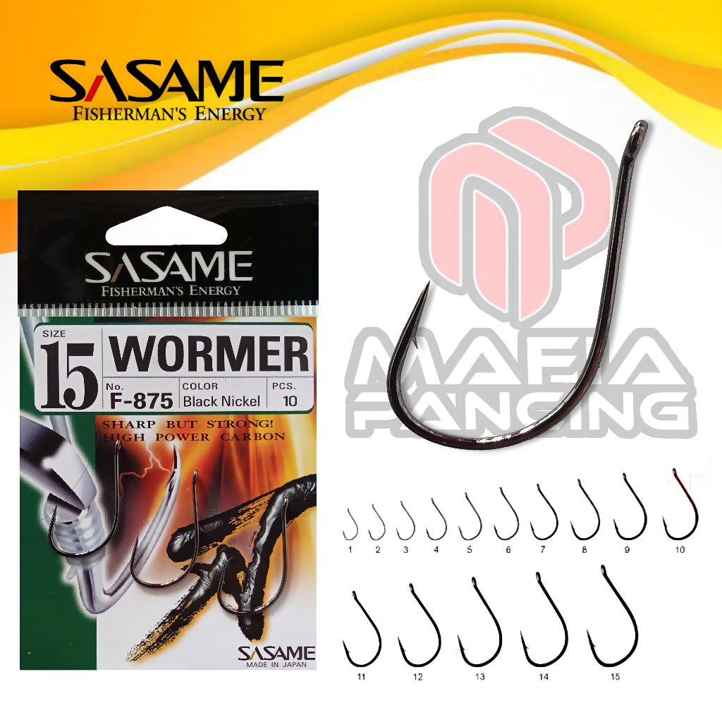 Mata kail pancing SASAME WORMER (F-875)