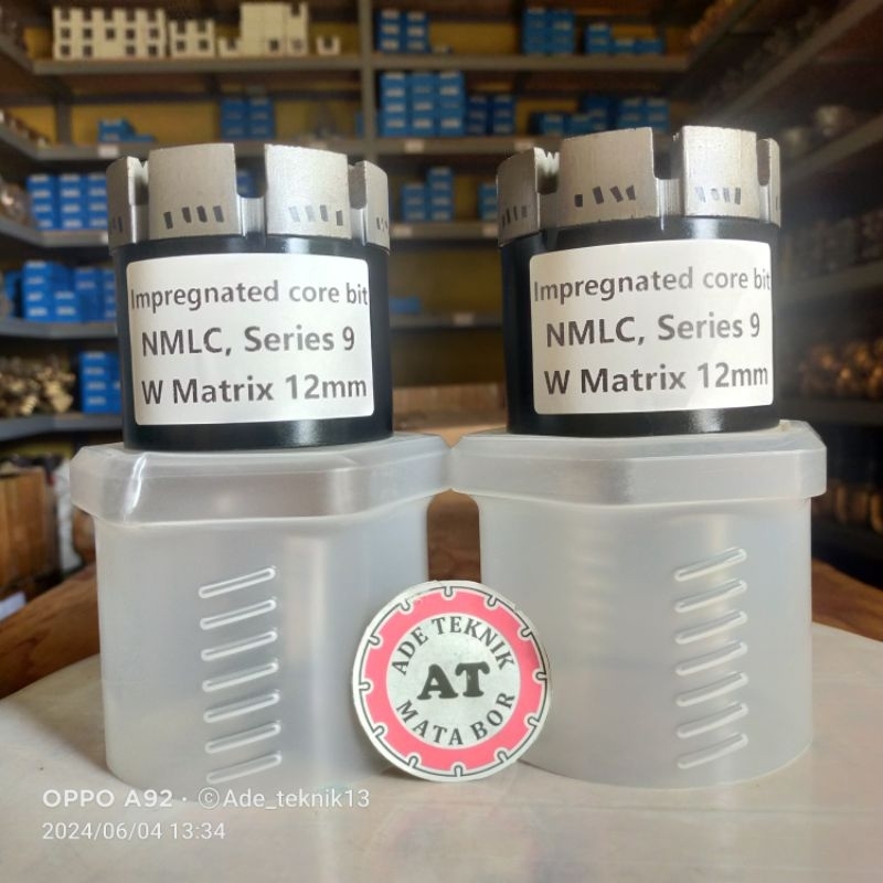 NMLC MATA BOR CORING DIAMOND  NMLC IMPREG CORE BIT W matrix with 12 mm depth mata bor coring untuk b