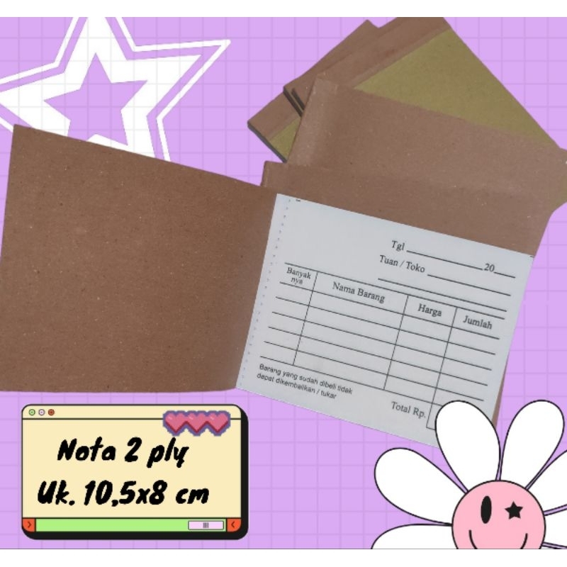 

NOTA MINI 2 PLY NCR LANGSUNG TEMBUS