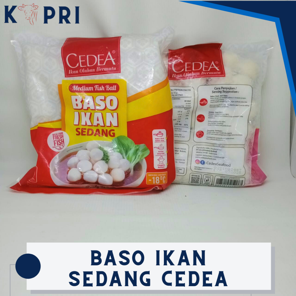 

Baso Ikan Sedang CEDEA Medium Fishball