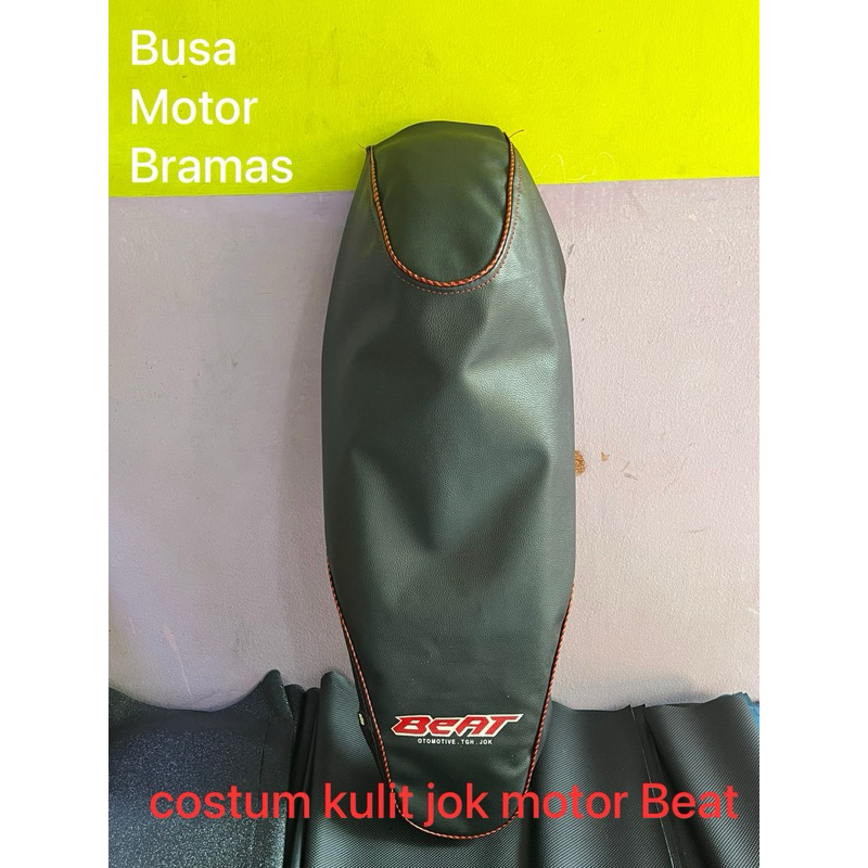 costum kulit jok motor Beat