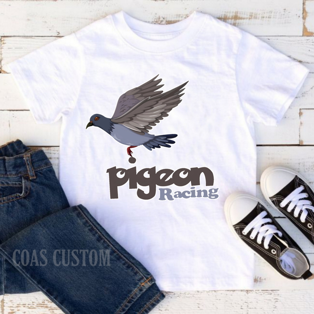 BAJU KAOS ANAK BURUNG MERPATI BALAP