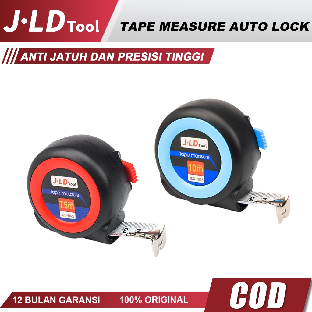 jld Meteran 3/5/7.5/10 Meter Pita Ukur