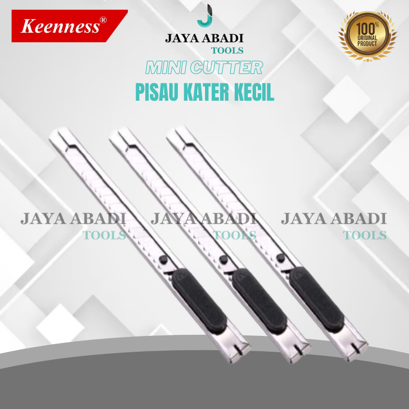 

PISAU KATER CUTTER KUTER SMALL CUTER KNIFE PISAU KATER KECIL STAINLESS STEEL PEMOTONG KERTAS PACKING