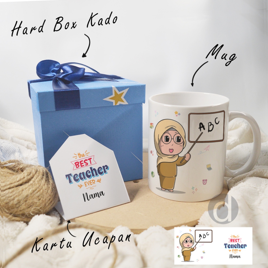 Mug Kado Hadiah Untuk Guru - Best Teacher