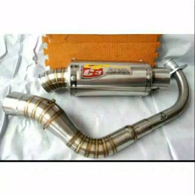 knalpot cld c3 bulat buat beat vario aerox mio scoopy dll