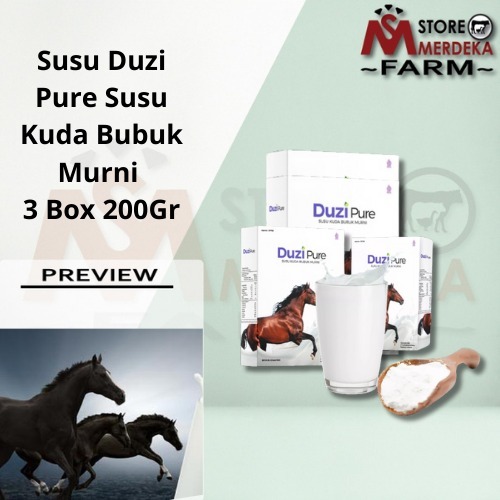 

Promo 3 Box Duzi Pure Susu Kuda Murni Bubuk Original