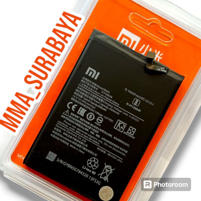 baterai Xiaomi tanam BN5G BN-5G REDMI 10a redmi-10a battery batre