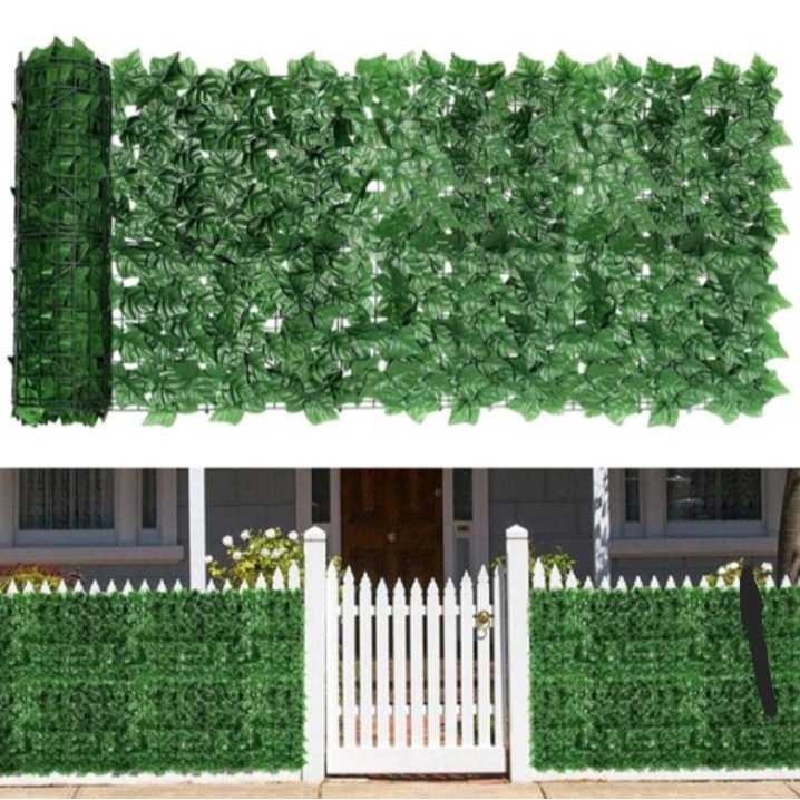 Grosir Tanaman Sintetis Jenis Daun Pagar / Daun Sintetis Pagar Ukuran 100x300 Cm