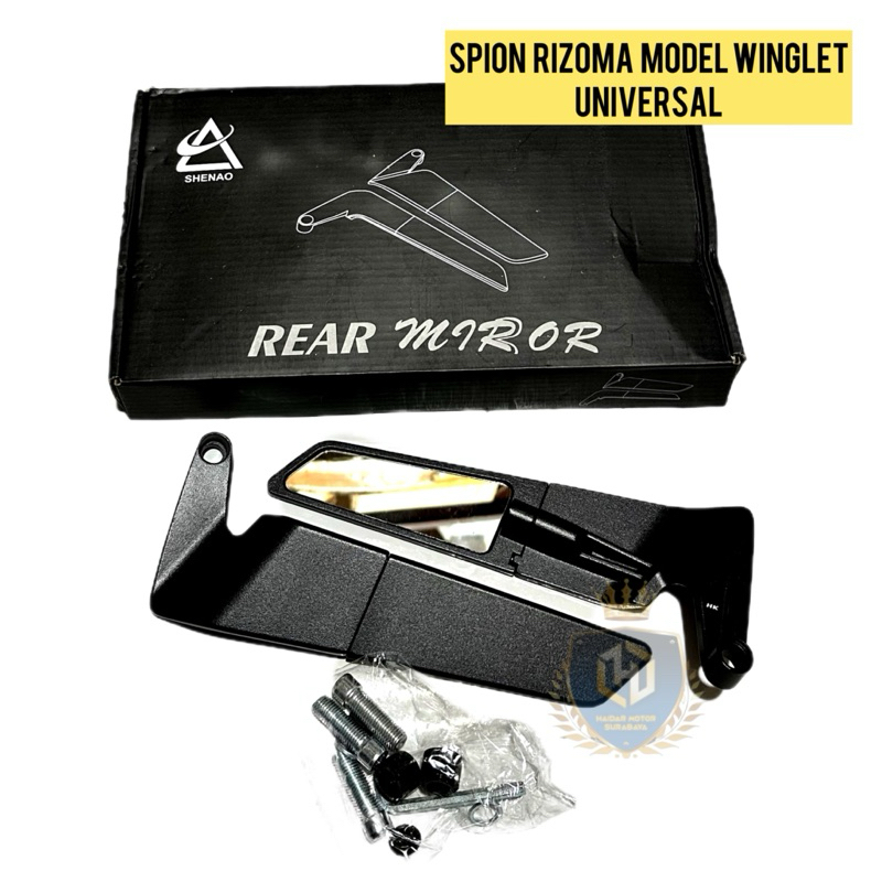 SPION WINGLET MODEL DUCATI V3/PCX160 NMAX VIXION R15  VARIO 160 VARIO   / spion winglet model rizoma