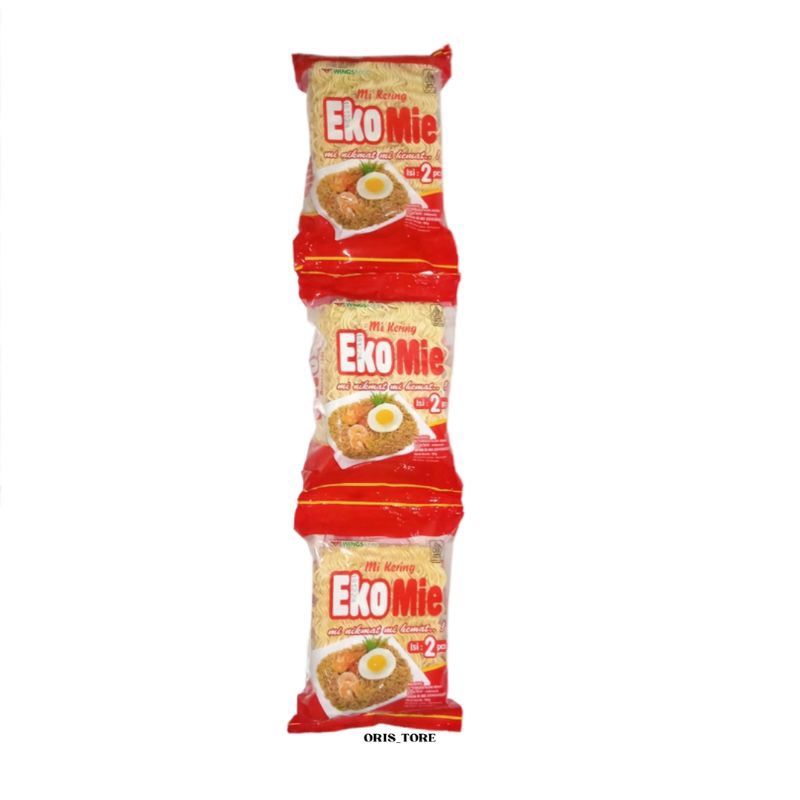 

Eko Mie 1 Renceng Isi 3 Pack, 1 Pack Isi 2 Pcs, Berat Per Pack 110 Gram