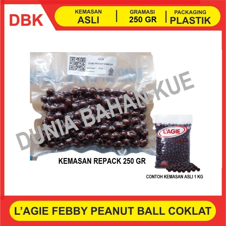 

(KEMASAN VAKUM) LAGIE FEBBY PEANUT COKELAT - REPACK 250 GR