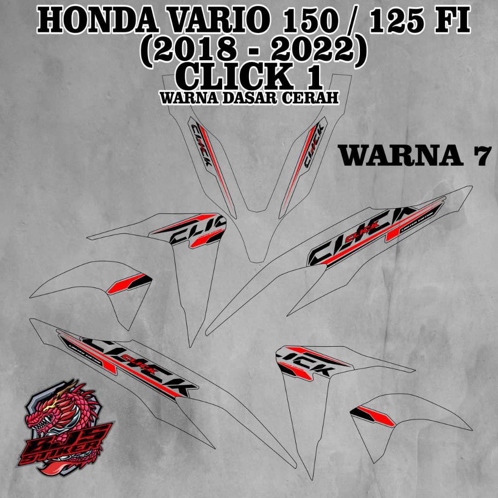 Stiker Vario 125 Stiker Vario 150 2018-2022 / Striping Vario 125 Striping Vario 150 2018-2022 / Stik