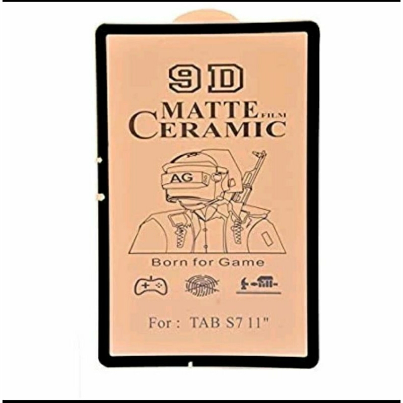 Tempered Glass Temperglass Samsung Tab A 2016/T285 Anti Gores Ceramic Matte Anti Minyak